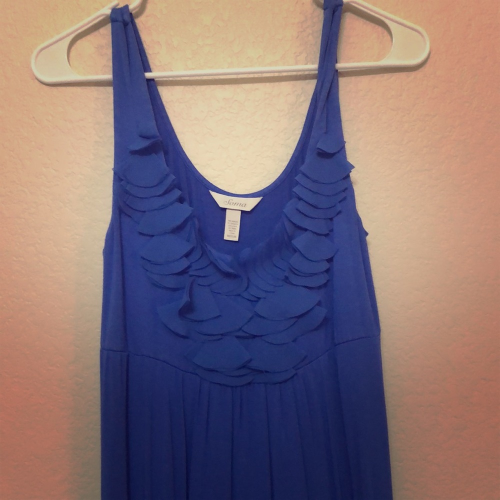 Blue maxi dress